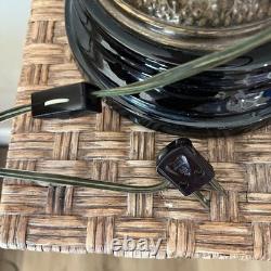 Antique Victorian Pink Cranberry Milk Glass Oil Lantern Electric Parlor Lamp