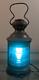 Antique Vintage 9 Port Navigational Bridge Blue Ship Light Nautical Light