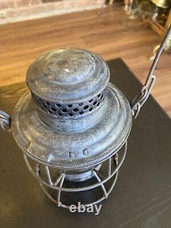 Antique Vintage Adams & Westlake Adlake Railroad Lantern, Delaware & Hudson D&H