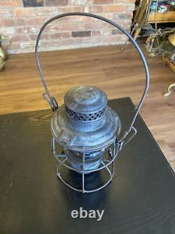 Antique Vintage Adams & Westlake Adlake Railroad Lantern, Delaware & Hudson D&H