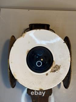 Antique Vintage Adlake 4 Lens Switch Lantern