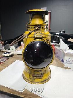 Antique Vintage Adlake Non Sweating Lantern Antique Railroad Lamp Chicago