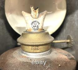 Antique / Vintage BRITISH RAIL Railway 3 Aspect Railway BR Lantern Lamp & Burner