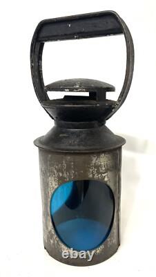 Antique / Vintage BRITISH RAIL Railway 3 Aspect Railway BR Lantern Lamp & Burner