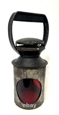 Antique / Vintage BRITISH RAIL Railway 3 Aspect Railway BR Lantern Lamp & Burner
