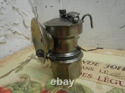 Antique Vintage BUDDY rare nickel Carbide Mining Miners Miner Lamp Lantern KY