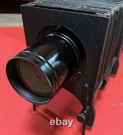Antique Vintage Bausch & Lomb Bellows Lantern Glass Slide Projector Early 1900s