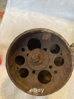 Antique Vintage Brass Galvanized Nautical Marine Boat Lantern RARE Collectible