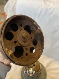 Antique Vintage Brass Galvanized Nautical Marine Boat Lantern RARE Collectible