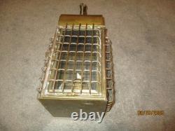 Antique Vintage Brass Nautical Watchman's Lantern