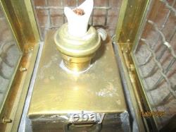 Antique Vintage Brass Nautical Watchman's Lantern