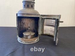 Antique Vintage Brass Perko Maritime Nautical Ship Marine Oil Kerosene Lantern
