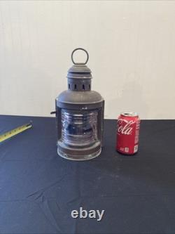 Antique Vintage Brass Perko Maritime Nautical Ship Marine Oil Kerosene Lantern