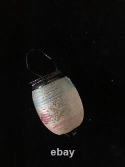 Antique Vintage Chinese Lantern Candle Cup German Glass Christmas Ornament