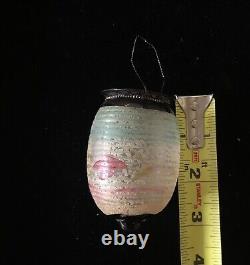 Antique Vintage Chinese Lantern Candle Cup German Glass Christmas Ornament