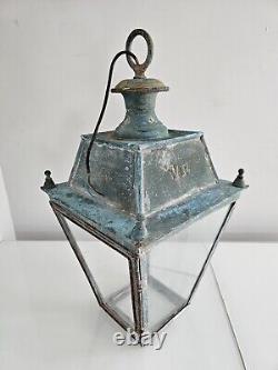 Antique Vintage Copper Lantern