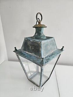 Antique Vintage Copper Lantern