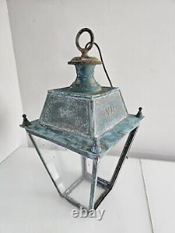 Antique Vintage Copper Lantern