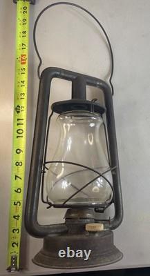 Antique Vintage Dietz NY Monarch USA Kerosene Oil Lantern Rustic 2G13