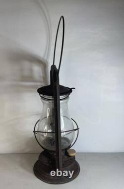 Antique Vintage Dietz NY Monarch USA Kerosene Oil Lantern Rustic 2G13