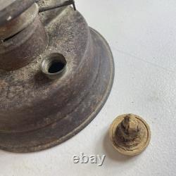 Antique Vintage Dietz NY Monarch USA Kerosene Oil Lantern Rustic 2G13