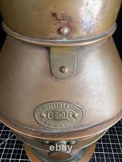 Antique Vintage Eli Griffiths & Sons Copper Ships Oil Lantern Lamp Birmingham UK