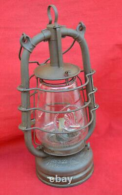 Antique Vintage German Feuerhand Nr. 202 Kerosene Lantern Lamp Rare Original