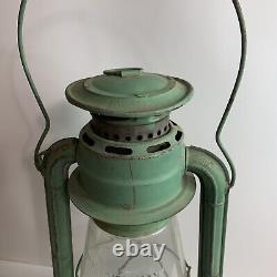 Antique Vintage German Lantern Hand Lamp Bat Brand No 400 Rare Farmhouse Rustic