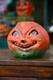 Antique Vintage HALLOWEEN Paper Mache Pumpkin Jack-O-Lantern LARGE 7 ORIGINAL