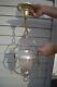 Antique Vintage HARP SHAPED Hanging Lamp Light Lantern Fixture w SHADE