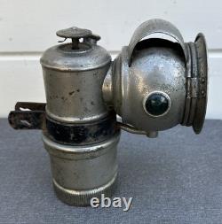 Antique Vintage HAWTHORNE MFG Co. Old Sol Carbide Bike Bicycle Lamp Lantern