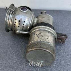 Antique Vintage HAWTHORNE MFG Co. Old Sol Carbide Bike Bicycle Lamp Lantern