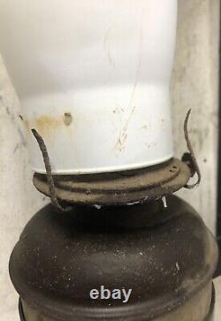 Antique Vintage Handlan St. Louis Caboose Railroad Oil Kerosene Wall Lantern