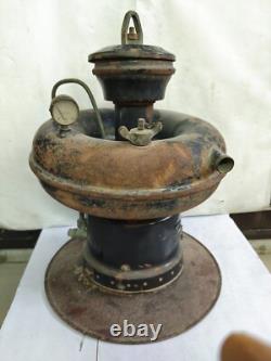 Antique / Vintage ITALY MADE KEROSENE LANTERN LAMP, LIKE PETROMAX 835 # 15