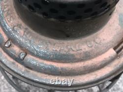 Antique Vintage I. C. R. R. Illinois Central Railroad Lantern Adlake Etched Globe