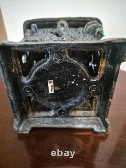 Antique Vintage Japanese Cast Iron Candle Lantern 9