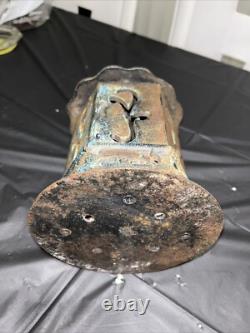 Antique Vintage Japanese Cast Iron Candle Lantern 9