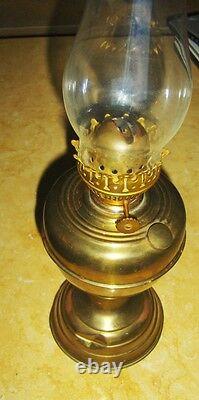 Antique Vintage Kerosene Brass Lantern Oil Lamp