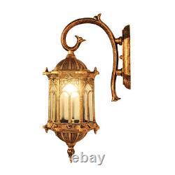 Antique Vintage Lantern Light Fixture Outdoor Waterproof Wall Sconce Porch Lamp