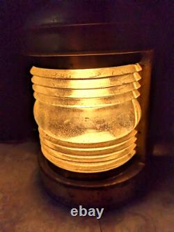 Antique Vintage Nautical Lamp Ship Lantern Maritime Marine Upcycled Light