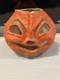 Antique Vintage Original HALLOWEEN Paper Mache Pumpkin Jack-O-Lantern