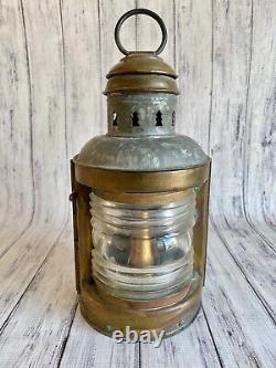 Antique Vintage Perkins Perko Delite Marine Maritime Ships Lamp Lantern 1931