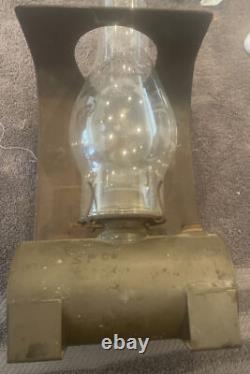 Antique Vintage Railroad Caboose Wall or Table Lantern