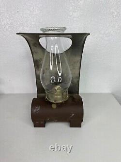 Antique Vintage Railroad Caboose Wall or Table Lantern Great Condition