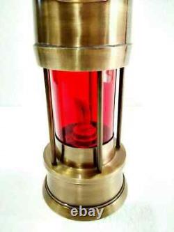 Antique Vintage Style Brass Miner Lantern Oil Lantern Antique Nautical Handmade