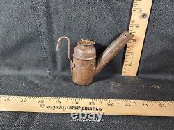 Antique Vintage Teapot Oil Wick Coal Miners Cap Lamp Lantern