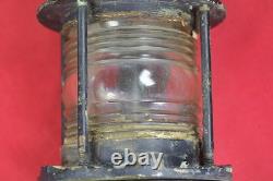 Antique Vintage US NAVY L L Rowe SYM 193 Ship Navigational Lantern/Light