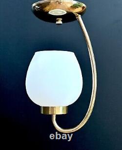Antique/Vtg 1950's-60's MCM Art Deco Nouveau Lantern Ceiling Light/Lamp Fixture