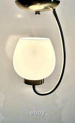 Antique/Vtg 1950's-60's MCM Art Deco Nouveau Lantern Ceiling Light/Lamp Fixture
