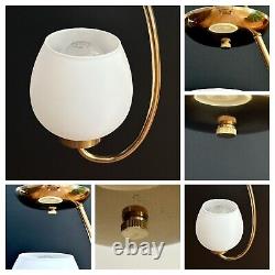 Antique/Vtg 1950's-60's MCM Art Deco Nouveau Lantern Ceiling Light/Lamp Fixture
